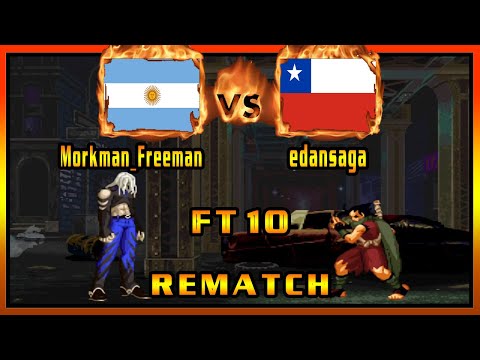 Garou: Mark of the Wolves - Morkman_Freeman (ARG) VS (CHL) edansaga [garou] [Fightcade/FT10/Rematch]