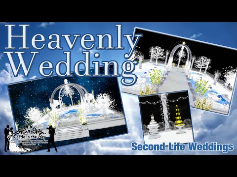 Wedding Buildings for Second Life - Heavenly theme - Venue and ...