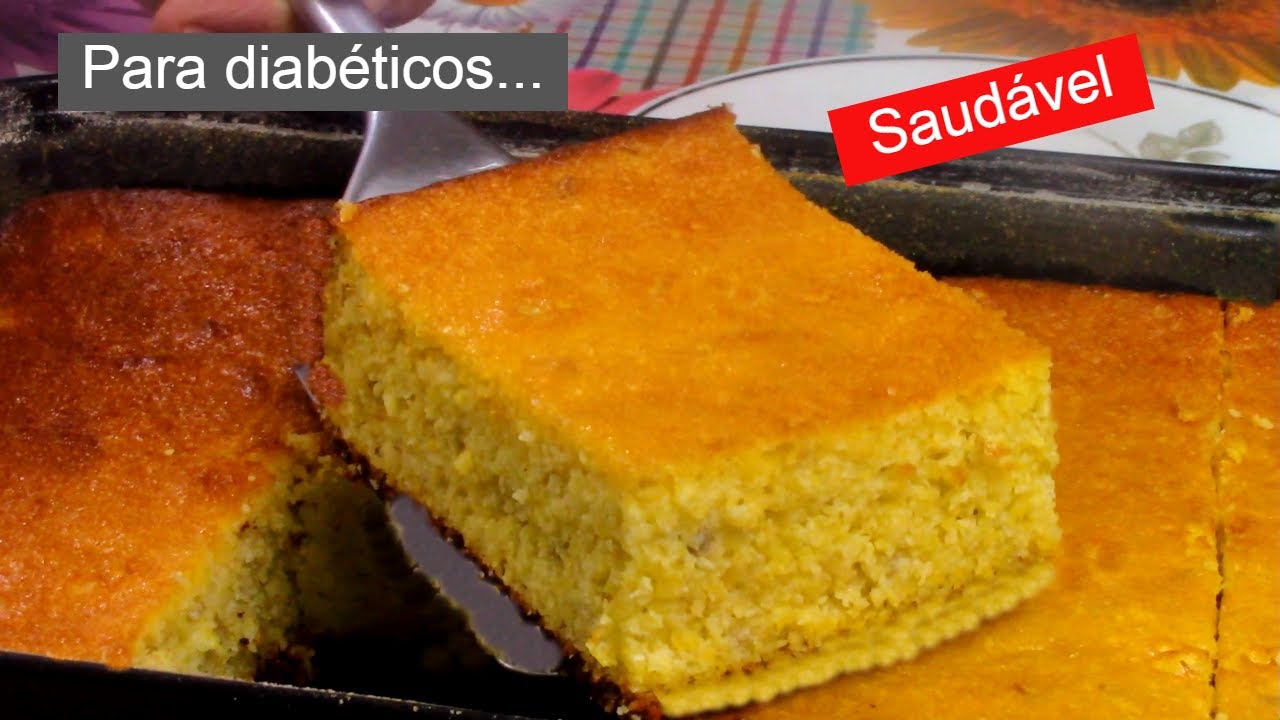 BOLO DE FLOCÃO DE MILHO CREMOSO PARA DIABÉTICOS – O MAIS DELICIOSO!