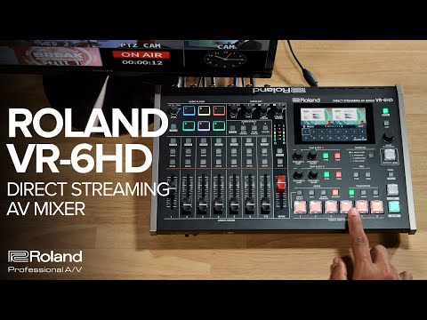 Roland VR-6HD Direct Streaming AV Mixer Overview