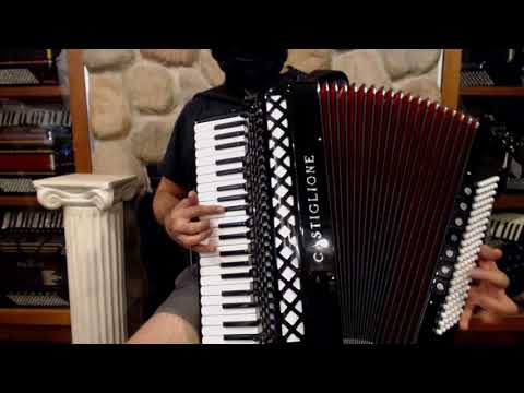 CASTBUGARIM120 - Black Bugari Castiglione Piano Accordion LMMM 41 120 $3999