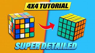 Easiest Tutorial: How to Solve the 4x4 Rubiks Cube
