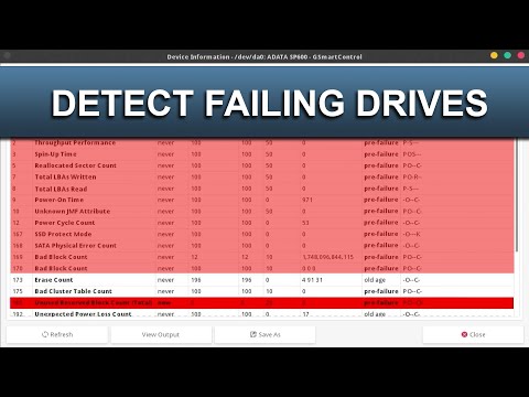 Detect Failing Drives Fast with GSmartControl & Smartmontools!