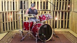 Video thumbnail for DW Performance Cherry Stain Drum Set - 24, 10, 12, 16 by The Drum Shop - Portland, Maine