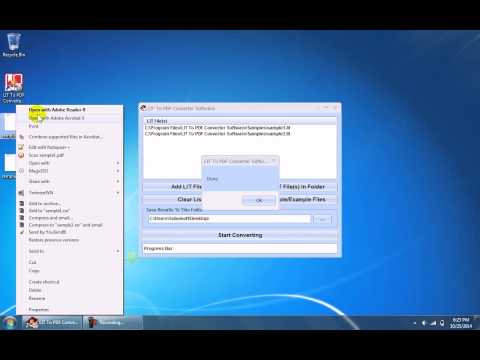 LIT To PDF Converter Software