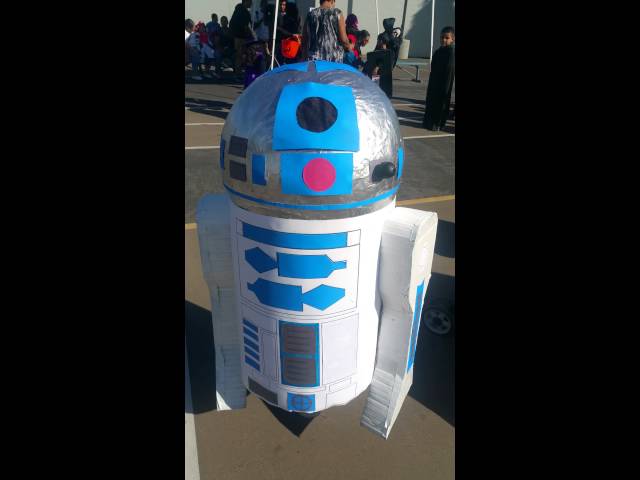 Vídeo relacionado con Star Wars R2D2 Disfraz Vestido Mujer Mujer Cosplay Droid Ropa blanca 3XL