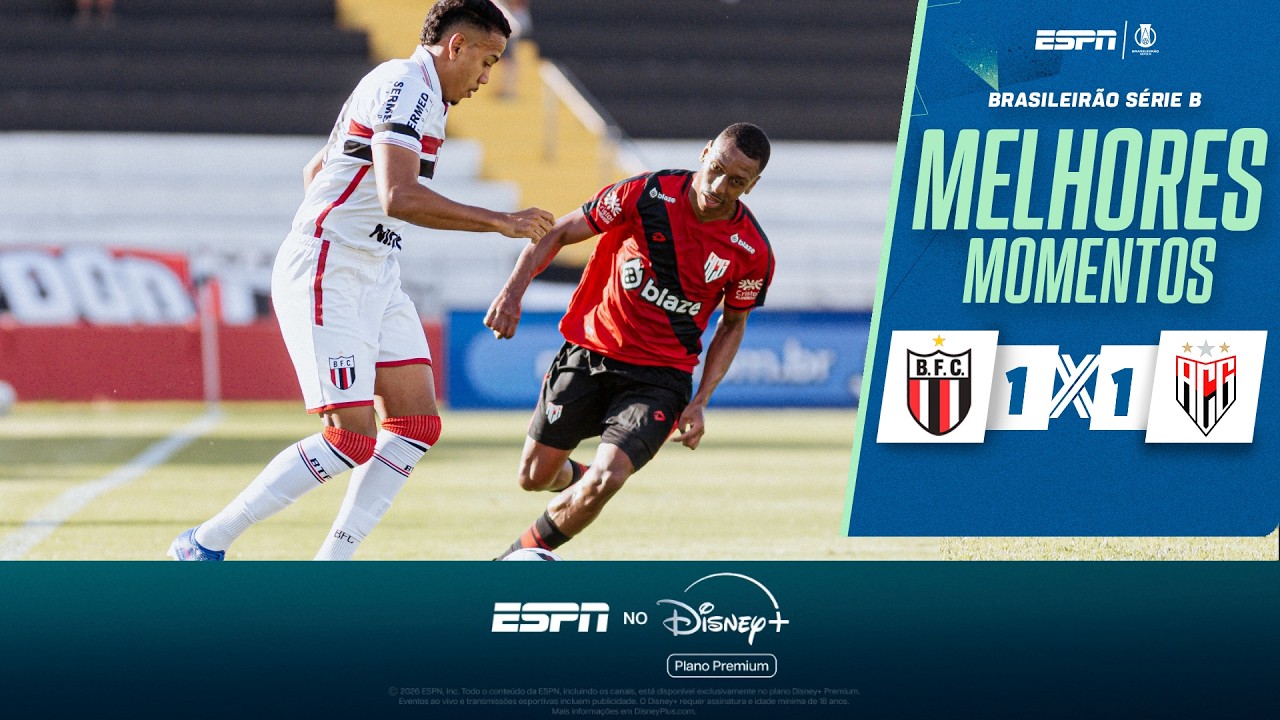 Botafogo SP vs Atlético Goianiense Highlights