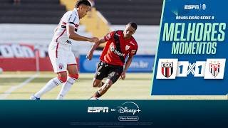 BOTAFOGO E ATLÉTICO GOIANIENSE EMPATAM PELA SÉRIE B | MELHORES MOMENTOS