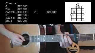 Calum Scott - You Are The Reason EASY Guitar Tutorial