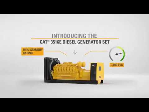 CAT 3516E Diesel Generator Set