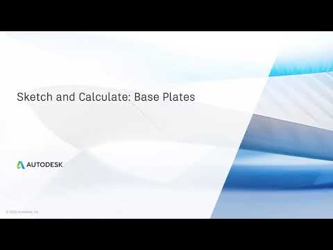 Structural Analysis Using Revit Lesson 5:- Sketch and Calculate Base Plates
