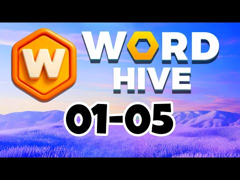 WORD HIVE Connect Letter Game level 1 2 3 4 5