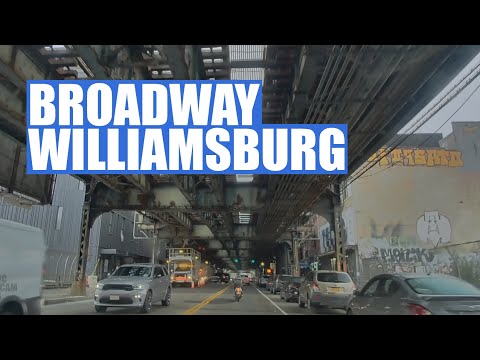 Williamsburg drive: Broadway west from Hewes St to the Bus Terminal