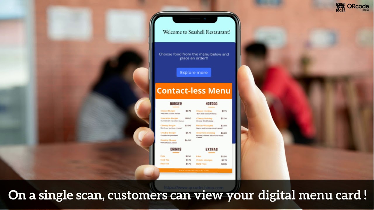 QR Codes for Restaurants: Safer, Cheaper, Easier! | FREE QR code Generator