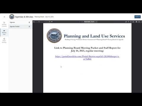 Accessing Meeting Packets and Agendas Online