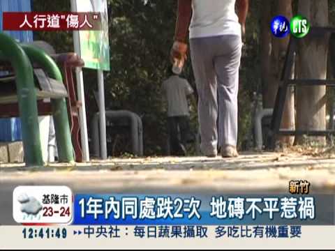 樹根竄出害地磚不平 嬤摔倒縫針