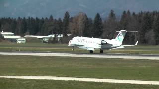 preview picture of video 'Adria Airways CRJ-200LR landing Brnik airport, Slovenia HD'