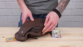 Сумка чоловіча шкіряна через плече 14390 Vintage коричневий