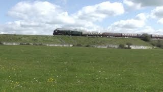 preview picture of video '60163 'Tornado' on The Cathedrals Express at Callow Hill, 12th May 2012'