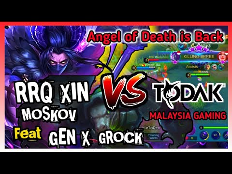 RRQ XINNN feat GEN X VS Todak Malaysia!! XINNN Showing His Class!! Moskov Mobile Legends By XINNN