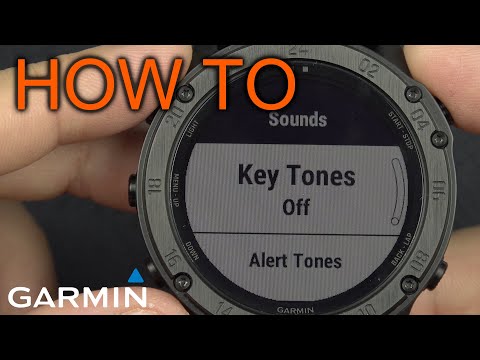 How to Enable/Disable Garmin Tactix / Fenix Beep and Vibration