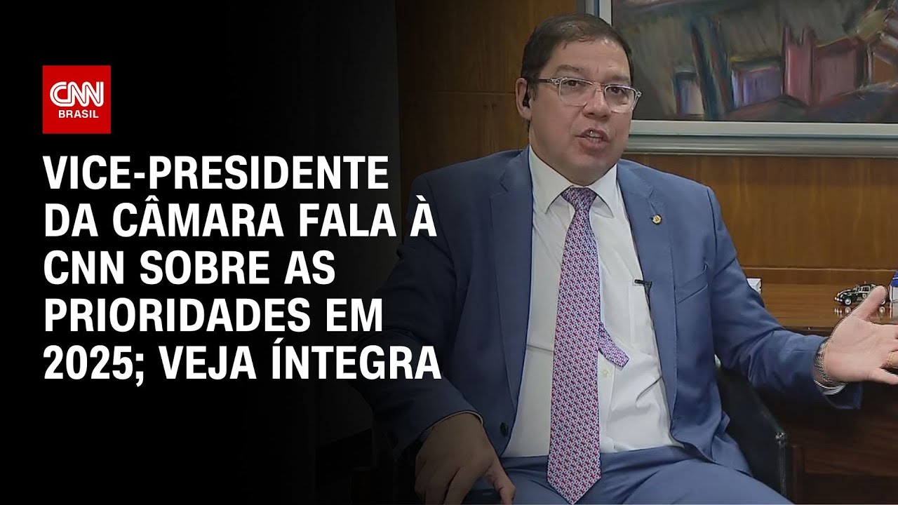 Vice-presidente da Câmara fala à CNN sobre as prioridades em 2025; veja íntegra | BASTIDORES CNN