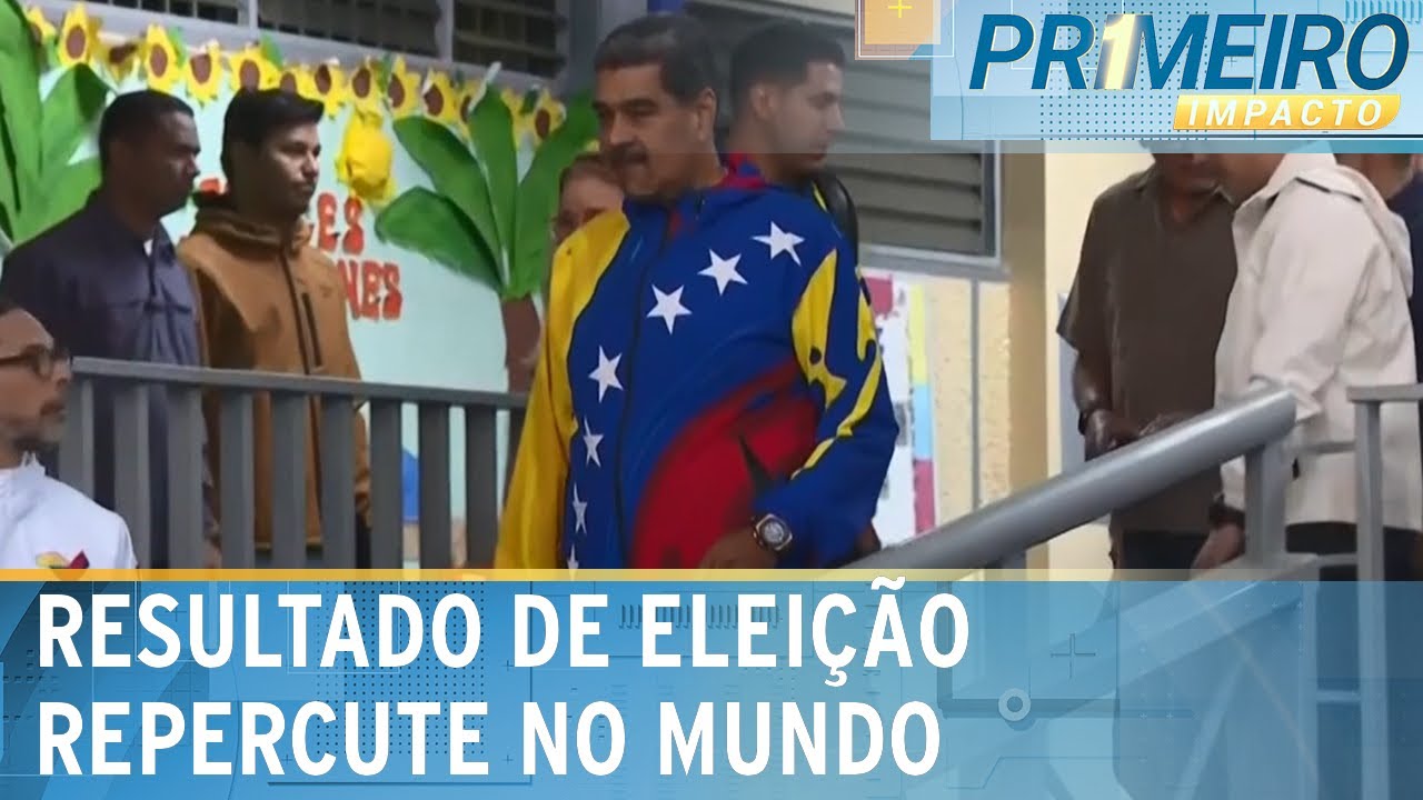 EUA, Chile e Peru questionam vitória de Maduro; Cuba parabeniza | Primeiro Impacto (29/07/24)