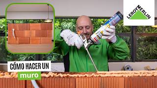 Leroy Merlin Cómo hacer un muro con ladrillo y espuma  anuncio