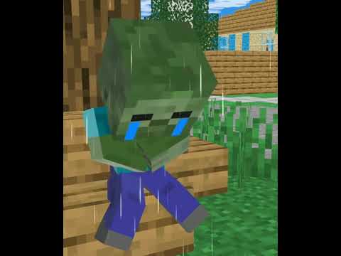 Monster School: Poor Baby Zombie 3 - Sad Minecraft Animation (shorts version) #Shorts 3