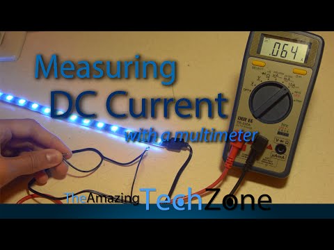 How to measure DC Current with a multimeter?