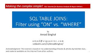 SQL JOIN: Condition in “ON” vs. “WHERE&quot;