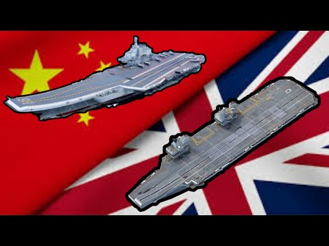 Britain HMS Queen Elizabeth VS China Shandong /Aircraft Carrier Comparison 英国伊丽莎白女王号对比中国山东航母 谁更胜一筹？