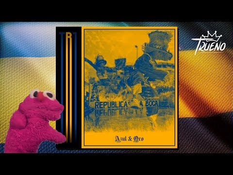 TELMO REACCIONA A Trueno - Azul y Oro Freestyle (Lyric Video)