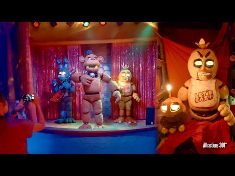 Five Nights at Freddy's Haunted House Walkthrough | AWESOME Animatronics! - Universal Studios 2025