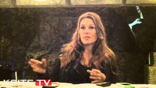 The 100 On Set: Paige Turco Interview video