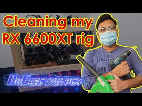 Cleaning My RX 6600 XT Mining Rig