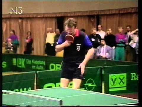 Tischtennis Deutsche Meisterschaften Rostock Franz, Peter vs Carsten Matthiasaktuell Geschaeftsfuehrer desBTTV