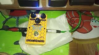 Video thumbnail for Honey Comb Tone pedal "overdrive" By CALINE PEDAL || CALINE CP-84 || review by Viermand Raffaell