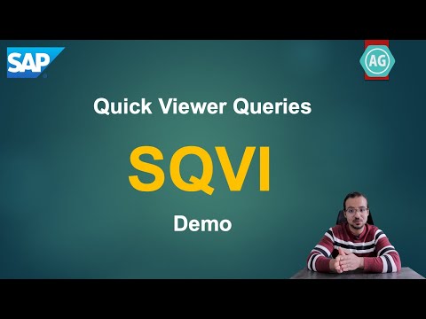 Create a Quick Viewer Query in SAP S4HANA: SQVI Full Demo