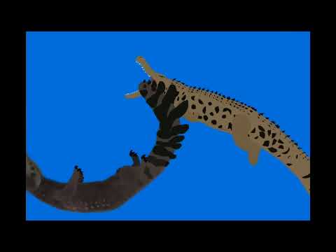 Purussaurus vs deinosuchus👀