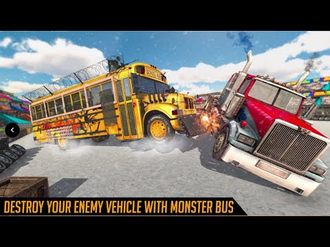 Monster bus derby dustruction gameplay 2|Monster Bus Derby Destruction 2020 Crash Stunts