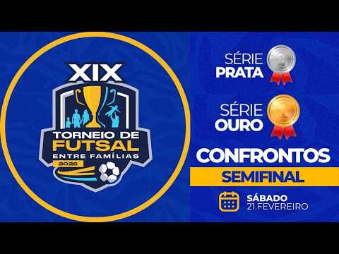 21/02/2026 - (semifinais/ouro e prata) XIX Torneio Entre Famílias de Futsal de  Rio do Oeste/SC