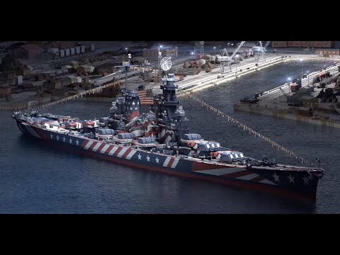 World Of Warships Puerto Rico Schiffbau animation