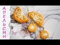 Апельсин из полимерной глины / Orange polymer clay 