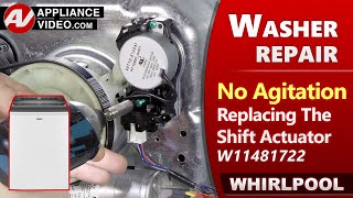 Washer Not Agitating - Shift Actuator Issues - Diagnostic & Repair by Factory Technician