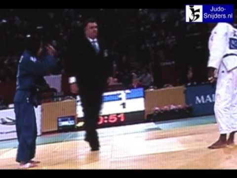 Judo 2009 Paris: Matsumoto (JPN) - Lupetey (CUB) [-57kg].