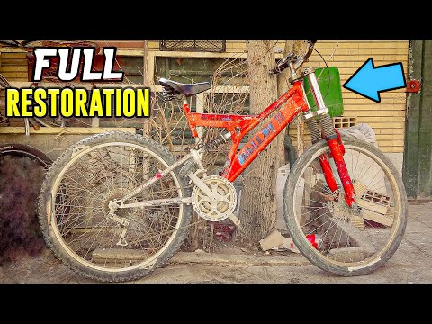 INCREDIBLE Bicycle RESTORATION |Transforming A Trash Bike Into A OLYMPIA Mountain Bike