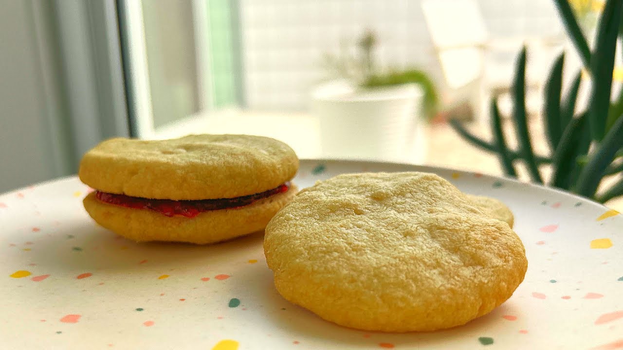 Healthier shortbread cookies