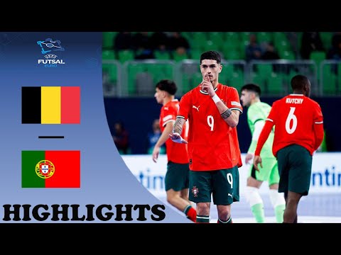 Portugal vs Belgium Highlights | Futsal Euro 2026 Quater-Final