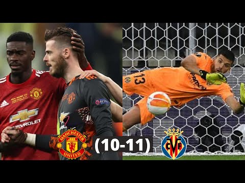 Manchester United vs Villarreal Full Penalty Shootout HD | Europa League Final 2021